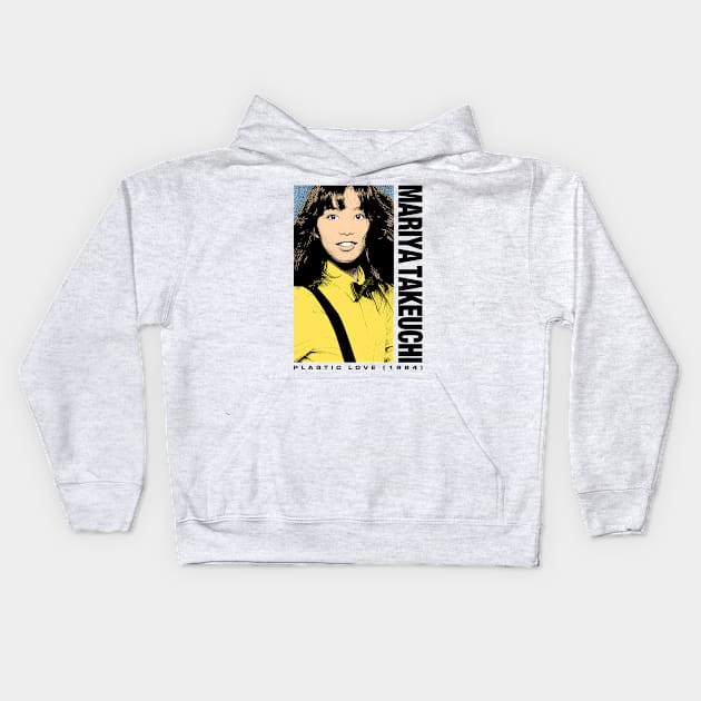 Mariya Takeuchi - Pop Art Fanmade Kids Hoodie by fuzzdevil